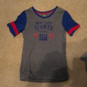 NFL giants short sleeve shirt size m